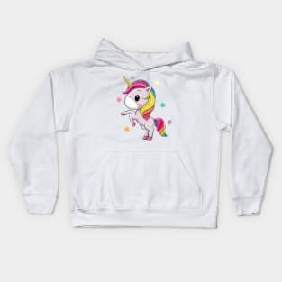 Cute unicorn. Very beautiful design for kids. Kids Hoodie